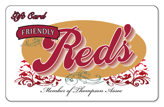 friendly red's logo on a white background